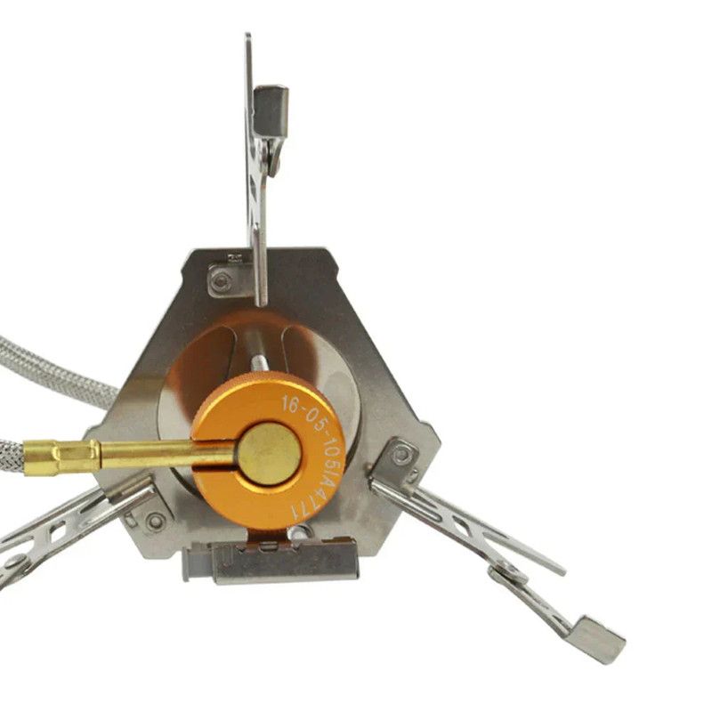 Portable Split Gas Stove Silver