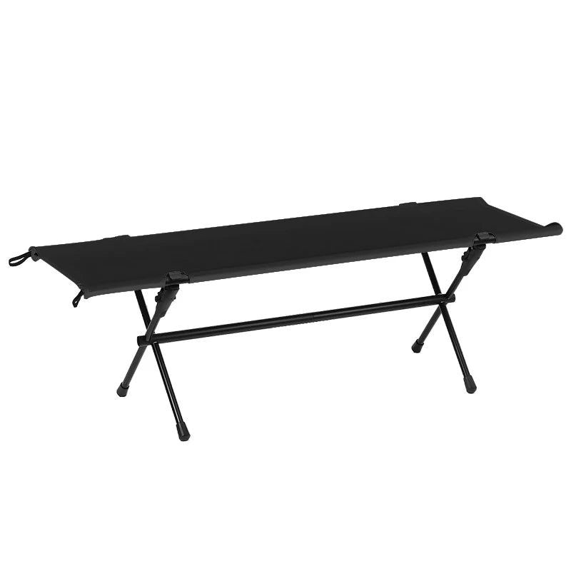 Folding Double Camping Stool Black