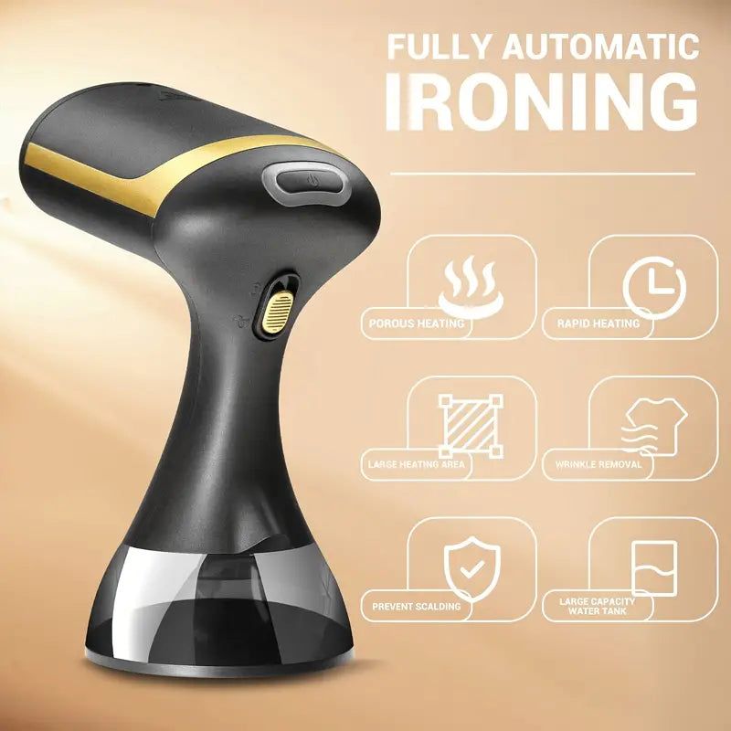 Household Commercial Hand-held Garment Steamer - Black