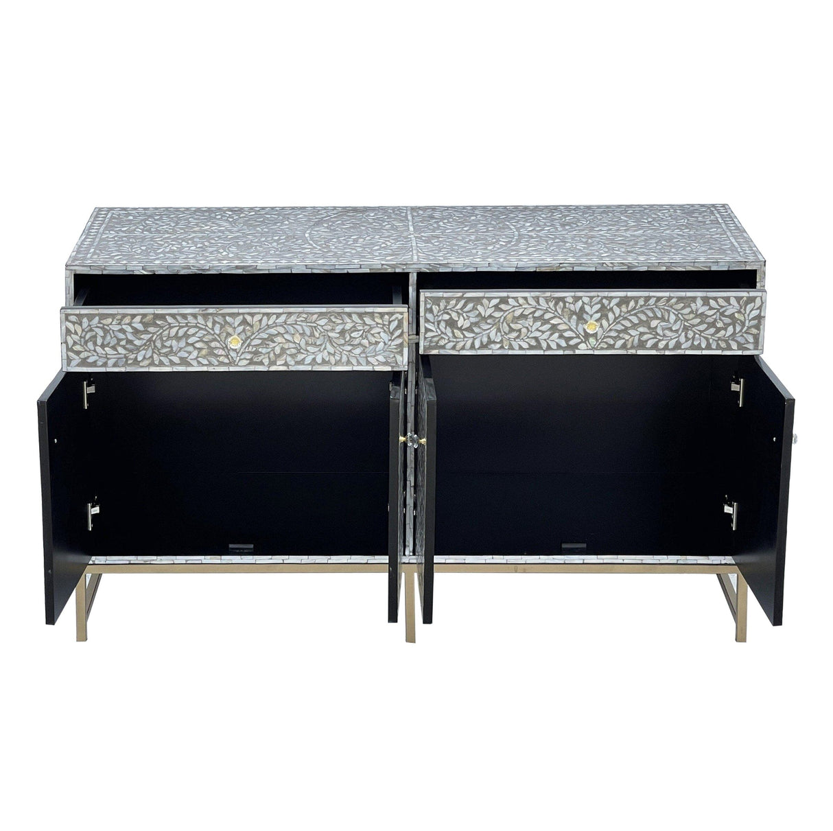 MOTHER OF PEARL HAND MADE SWISH SIDEBOARD