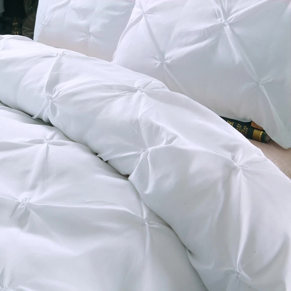 Minimal Mood white Comforter Collection – Modern 3‐Piece Set