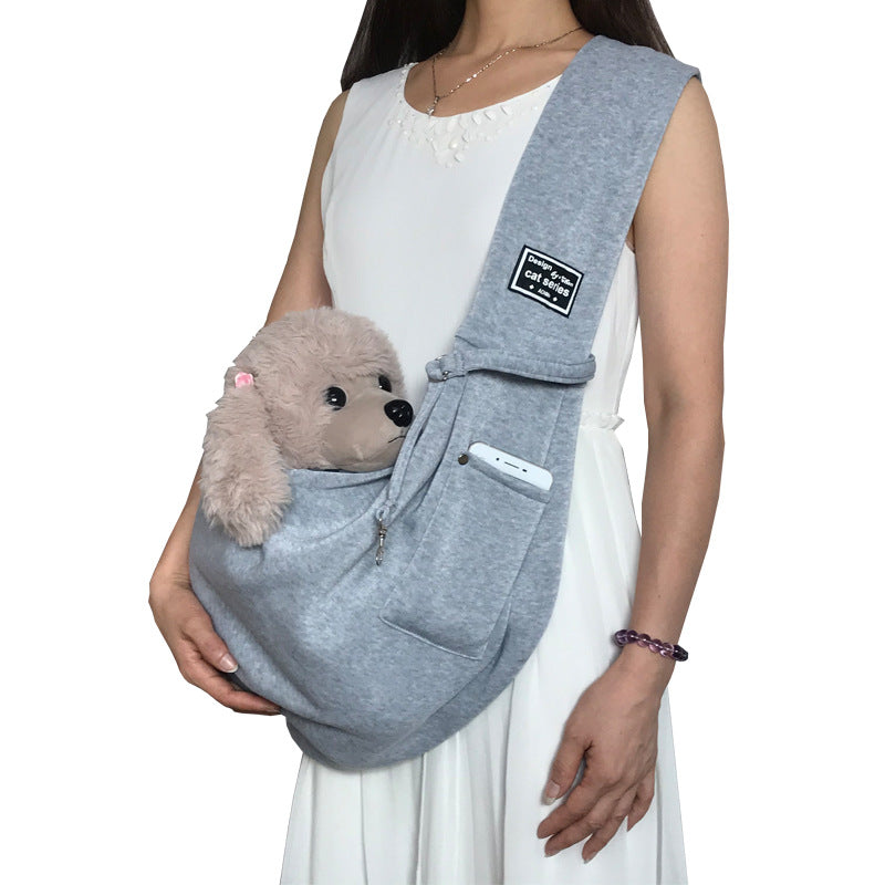 gery Pet Carrier Sling Bag for Small Dogs and Cats - Up to 15kg