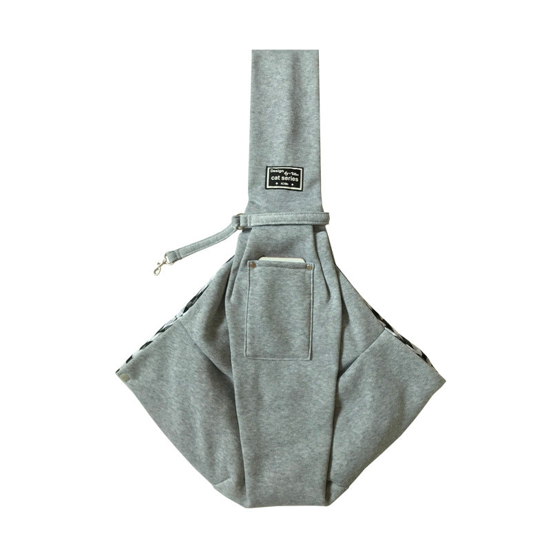 gery Pet Carrier Sling Bag for Small Dogs and Cats - Up to 15kg