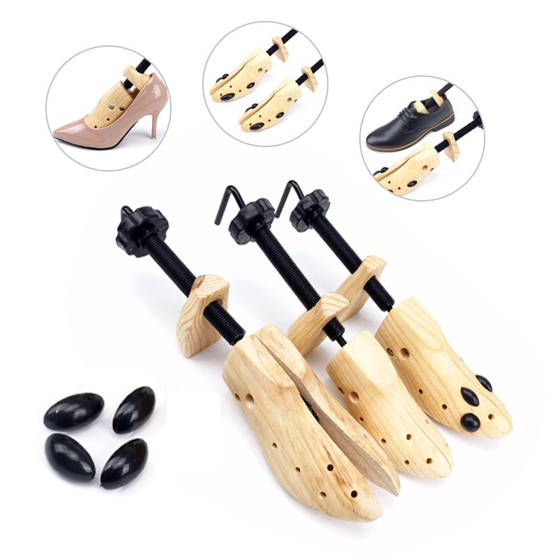1 PCS Adjustable Wooden Shoe Stretcher for Men & Women Size Medium (EUR 39-41)