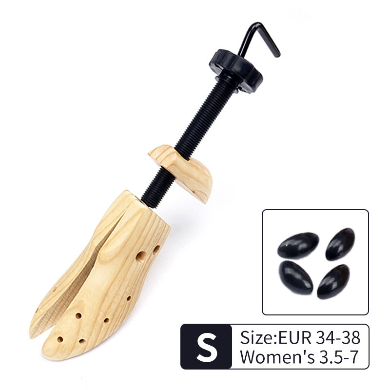 1 PCS Adjustable Wooden Shoe Stretcher for Women Small Size (EUR 34-38)