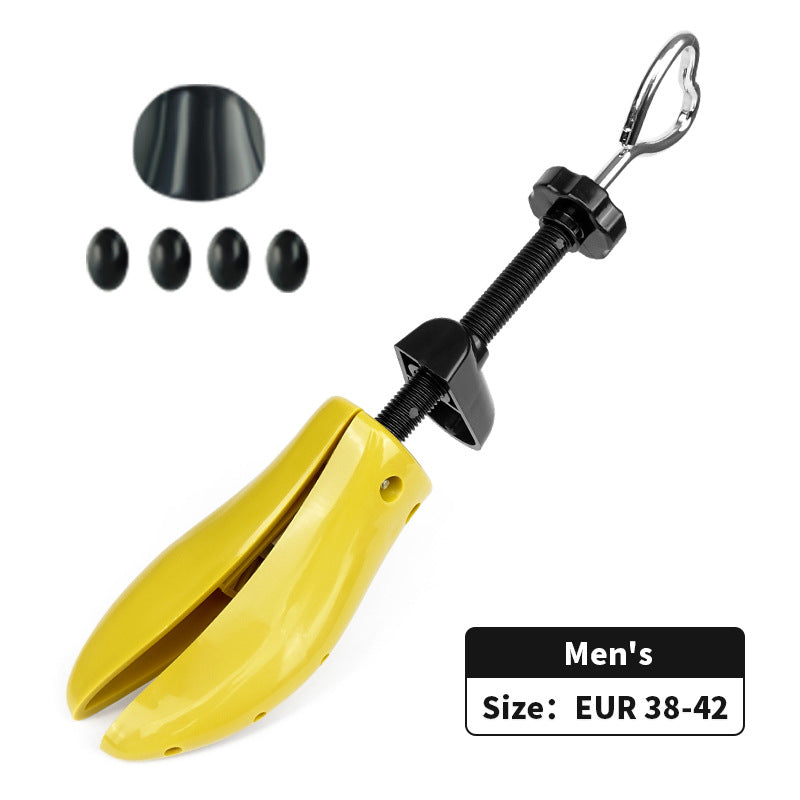 1 PCS Yellow Adjustable Shoe Stretcher for Men's Shoes Size EUR 38-42
