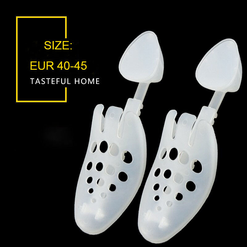 Adjustable Transparent Shoe Tree Stretcher Size EUR 40-45 (One Pair)