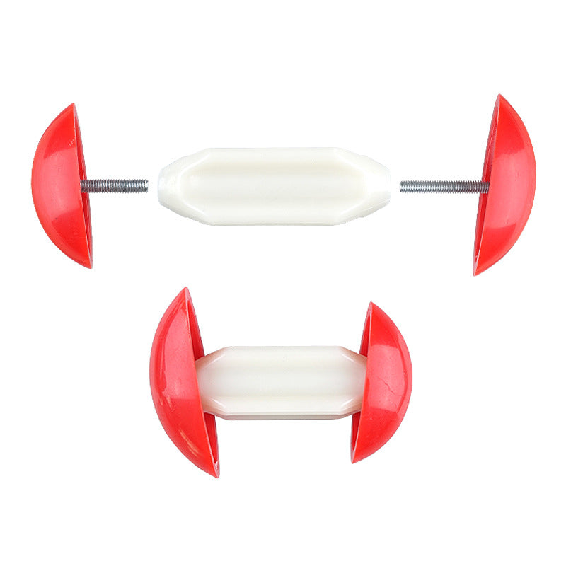 Adjustable Plastic Shoe Stretcher Red and White Universal Size