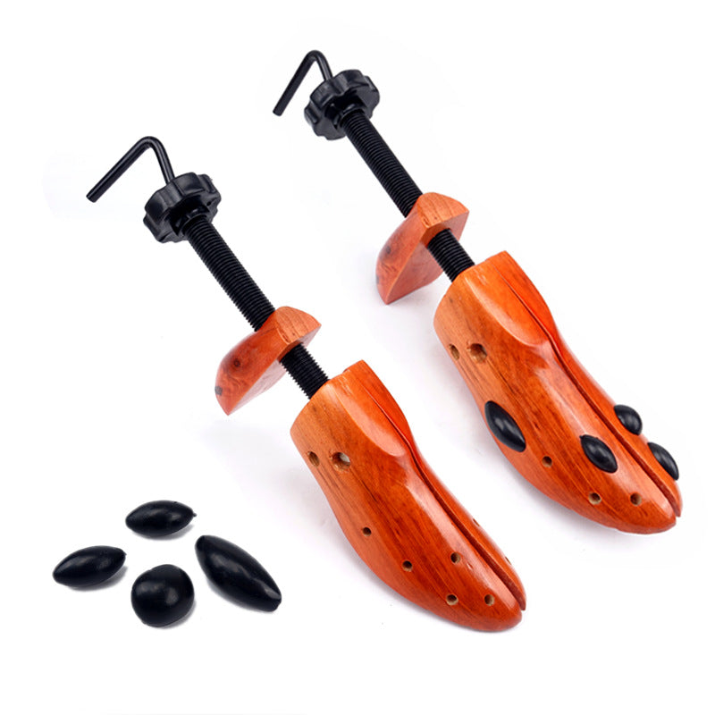 1 PCS Brown Adjustable Wooden Shoe Stretcher for Women Small Size (EUR 34-38)