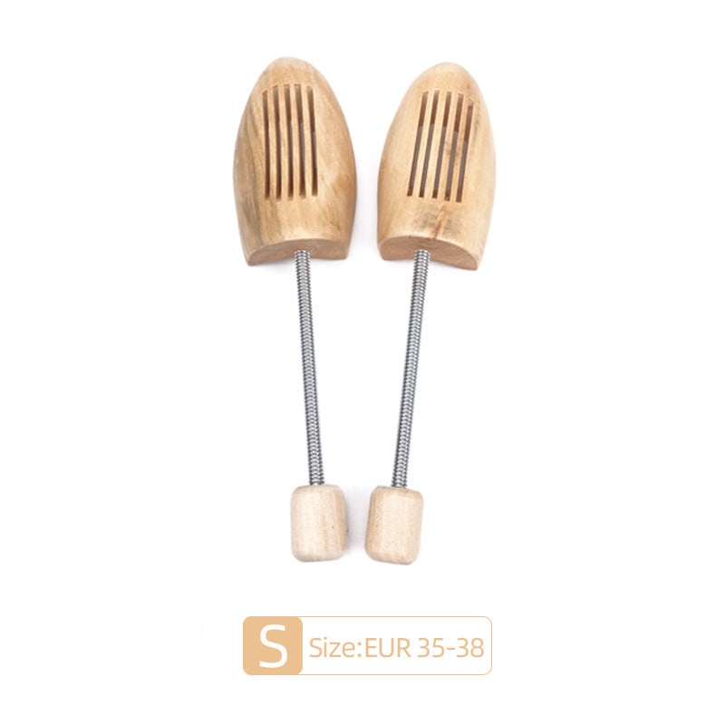Small Wooden Spring Shoe Tree Stretcher Size EUR 35-38 (One pair)