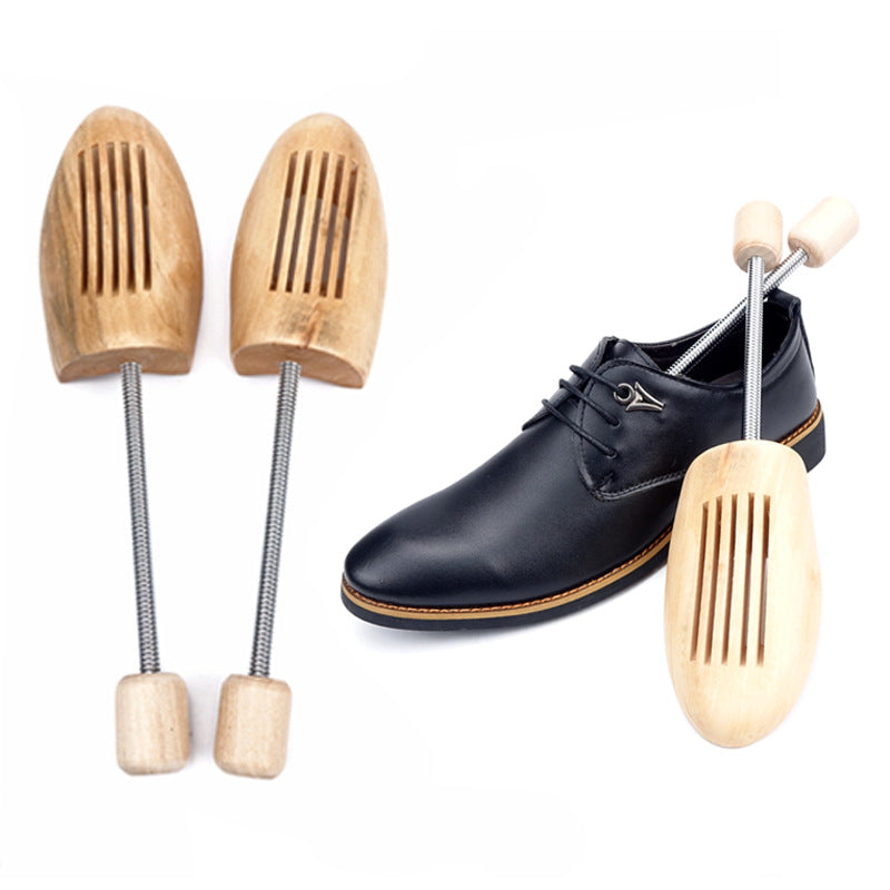 Small Wooden Spring Shoe Tree Stretcher, Size EUR 35-38 (One pair)