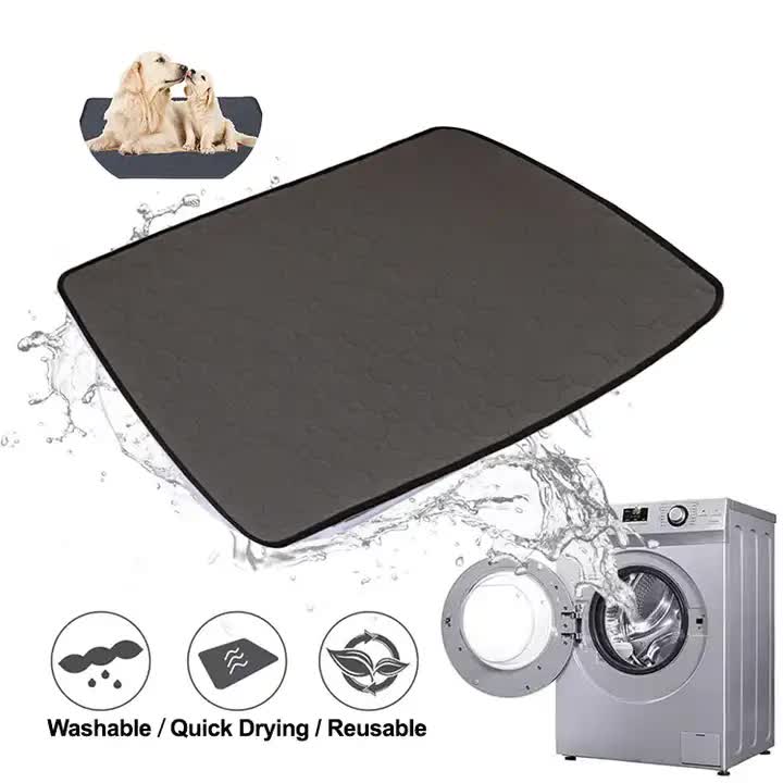 2 PCS Washable Waterproof Pet Pad -Non-Slip, Absorbent, Reusable Mat for Dogs and Cats XL(150*90cm)