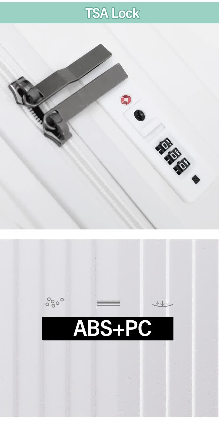 Smart Hard-Shell Luggage with USB Charging Port & Cup Holder - 24Spinner Suitcase in Blue