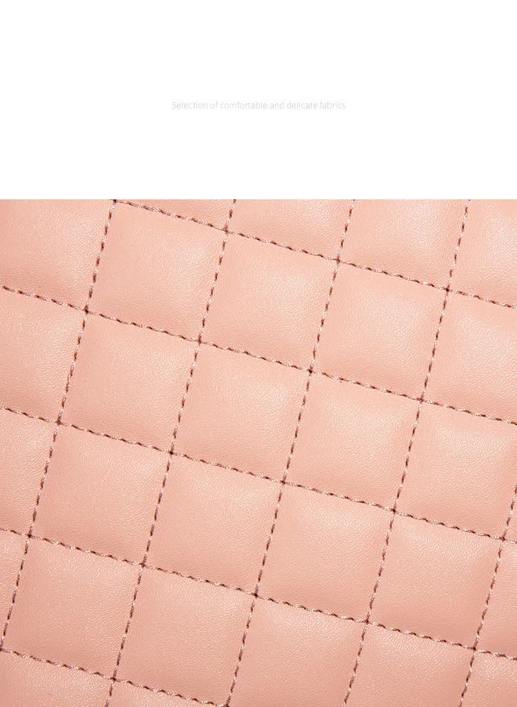 Elegant Quilted Tote Bag with Matching Clutch in Brown