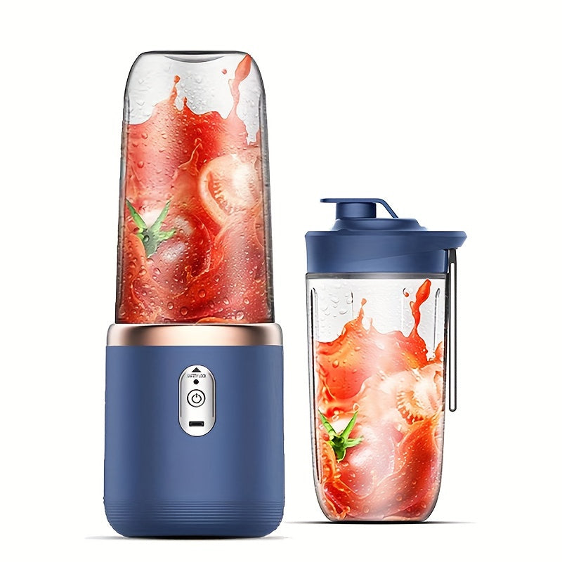 1 x Portable USB Blue Rechargeable Juicer CupPortable Blender for Smoothies and Juices - USB Rechargeable Powerful & Compact