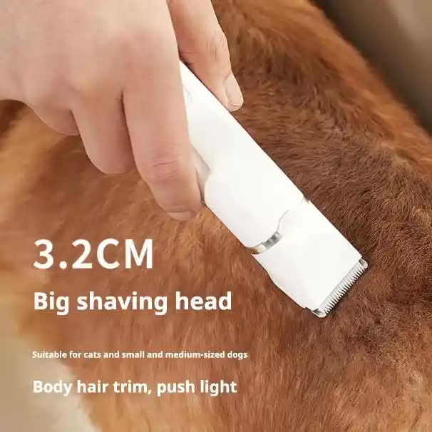 White T70 4-in-1 Pet Grooming Kit ??Full Body, Detail, Paw Hair Trimmer & Nail Grinder