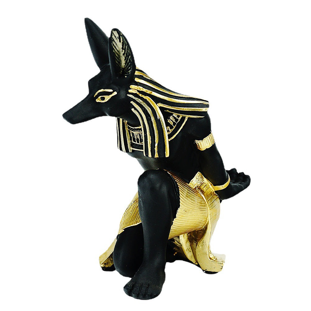 Egyptian Anubis Dog Wine Rack ??Unique Resin Wine Holder for Home Decor