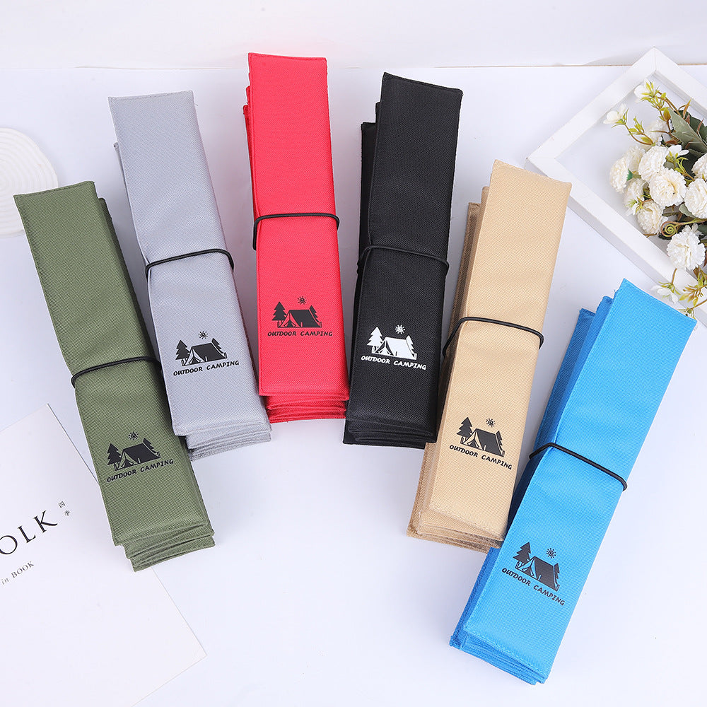 3 PCS Grey Portable Outdoor Folding Seat Cushion - 42cm x 32cm for Camping and Hiking