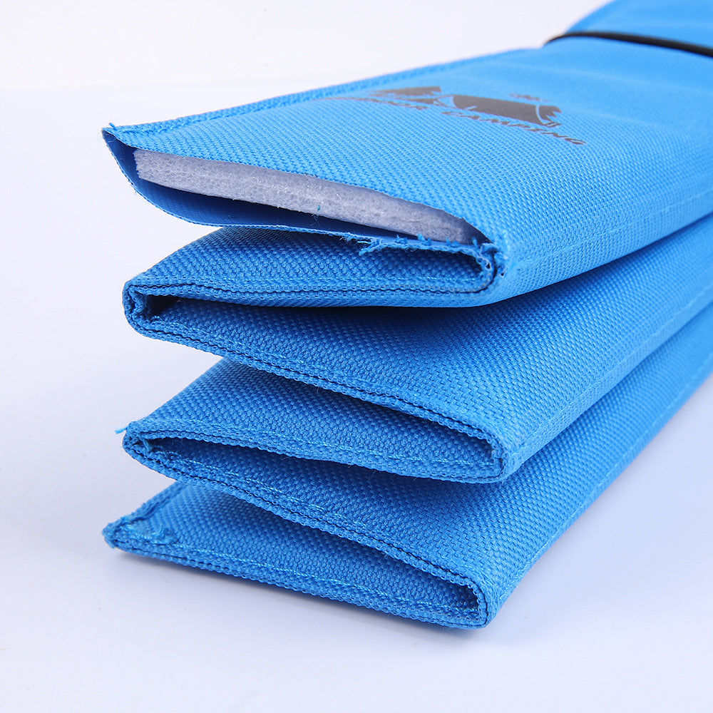 3PCS Green Portable Outdoor Folding Seat Cushion - 42cm x 32cm for Camping and Hiking