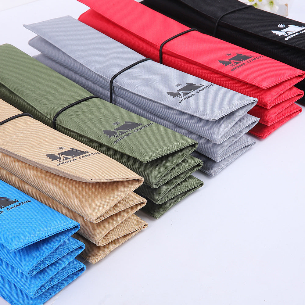 3PCS Red Portable Outdoor Folding Seat Cushion - 42cm x 32cm for Camping and Hiking