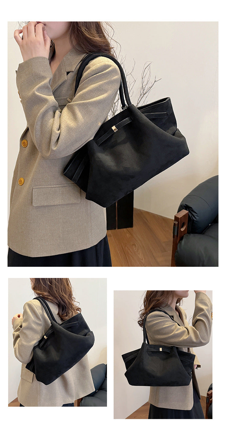 Beige Elegant PU Tote Bag - Soft and Stylish Handbag for Everyday Use