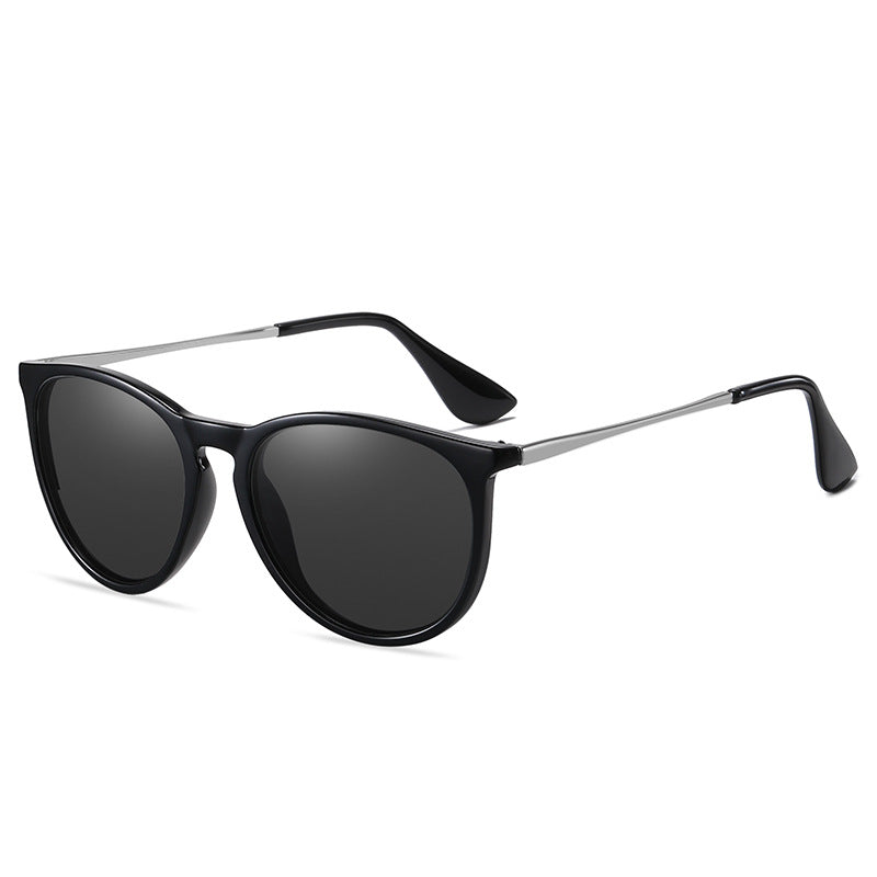 Black Stylish Polarized Sunglasses for Men and Women UV Protection, Lightweight Design, Trendy Sunglasses for Outdoor Activities