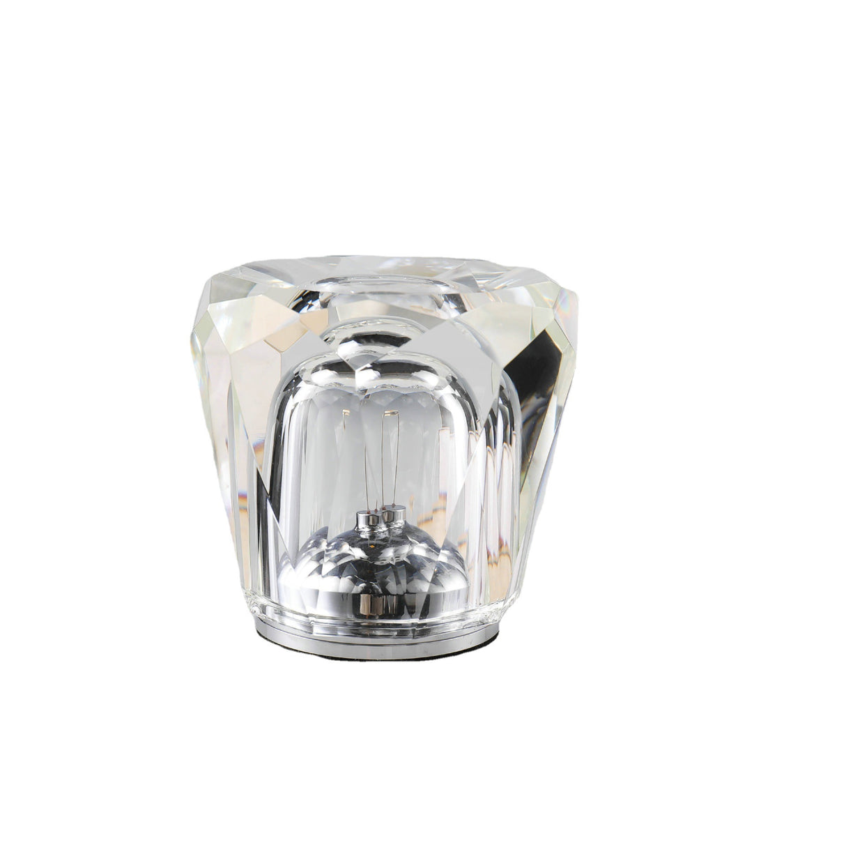 Crystal LED Table Lamp with Starburst Effect, Rechargeable and Portable Design,Type B 90mm (H) *85mm (W)