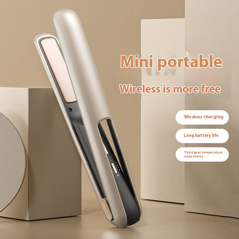 Starry Gray Wireless USB Charging Hair Straighteners Volume Straight Two-in-one