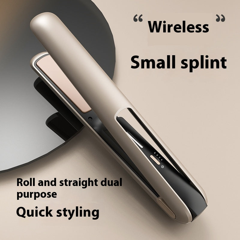 Starry Gray Wireless USB Charging Hair Straighteners Volume Straight Two-in-one