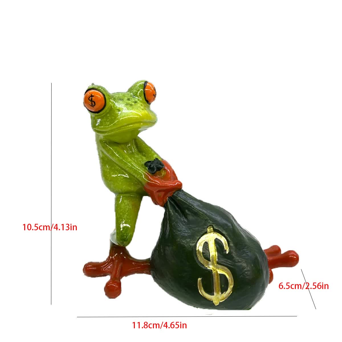 Money Frog Figurine - Lucky Wealth Decorative Ornament