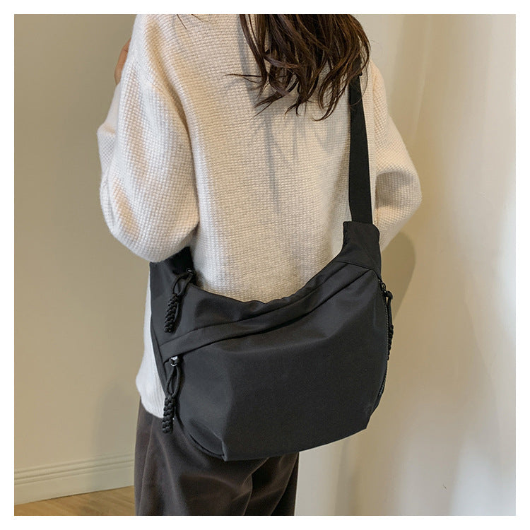 Black Stylish Olive Green Crossbody Bag with Adjustable Strap - Comfortable and Practical