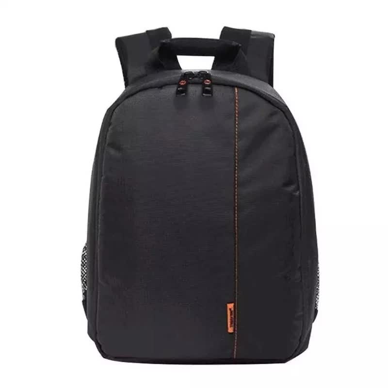 Orange Lining Water-Resistant DSLR Camera Backpack with Tripod Holder, Lightweight and Spacious Photography Bag for Outdoor Use(Camera and accessories