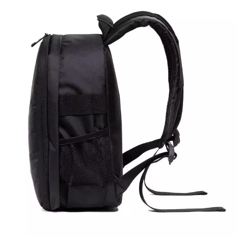 Orange Lining Water-Resistant DSLR Camera Backpack with Tripod Holder, Lightweight and Spacious Photography Bag for Outdoor Use(Camera and accessories