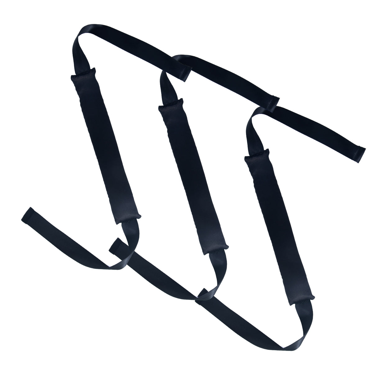 Black 3 Sticks No-Heat Hair Curling Ribbon Kit - Silk Ribbon Curling Wand for Sleep-in Styling