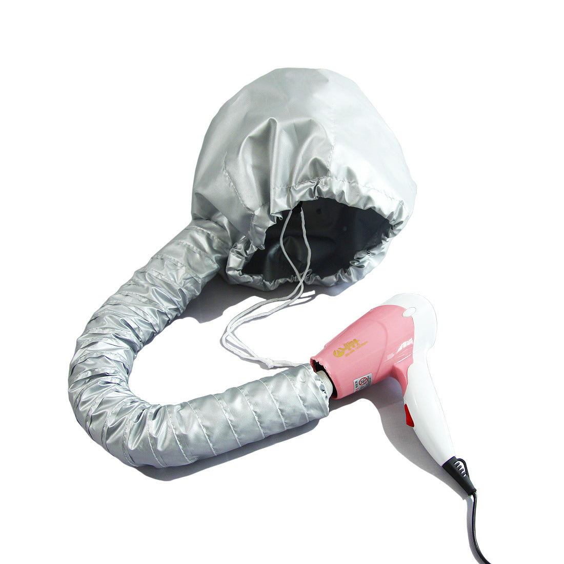 2 Pcs Pink Portable Hair Dryer Bonnet Cap - Adjustable Heated Hair Care Cap for Drying, Styling, and Conditioning with Warm Air