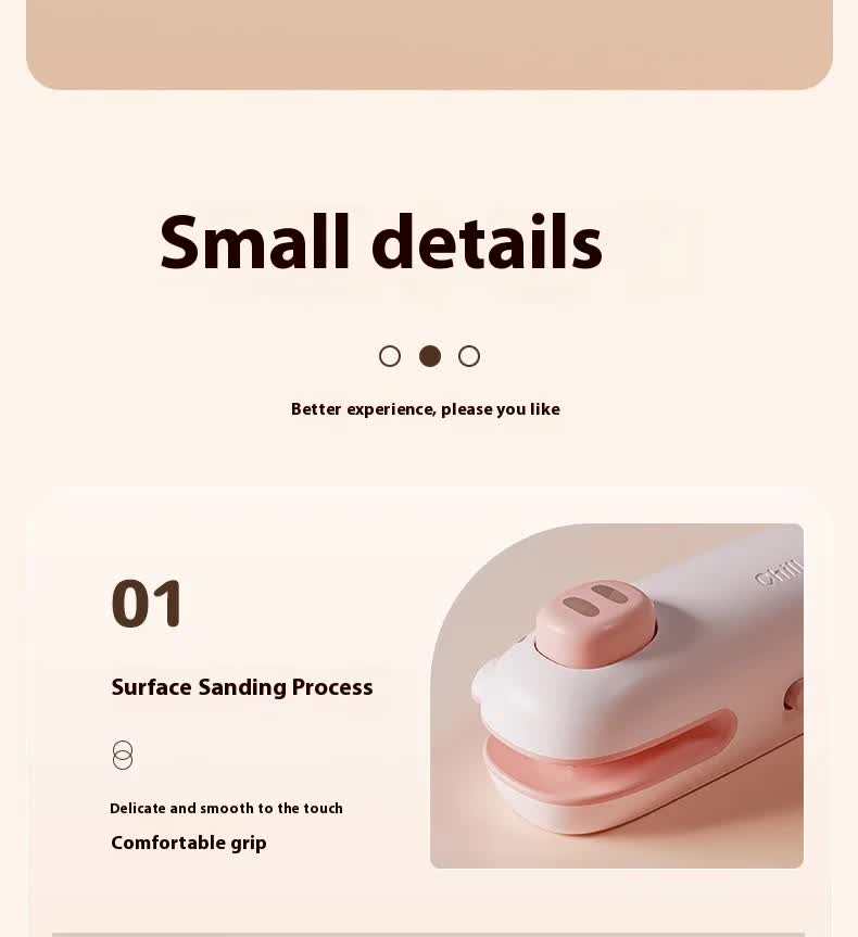 2 Pcs Light Brown Bear Mini Handheld Heat Sealing Machine for Food Bags - Compact, Portable, USB Rechargeable