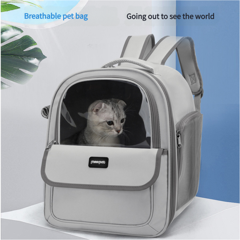 Pink Pet Carrier Backpack - Space Capsule Design for Cats & Small Dogs