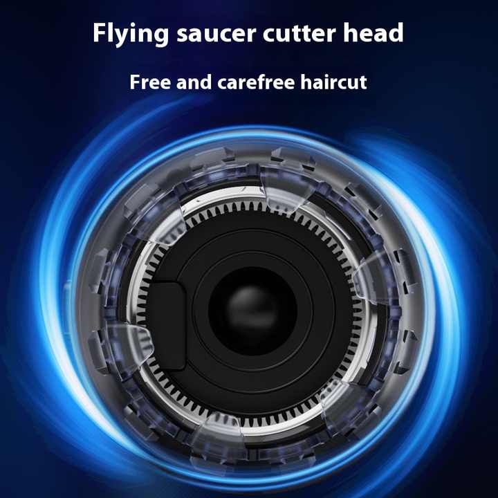 Ergonomic Cordless Hair Clipper with LCD Display - USB-C Rechargeable Head Shaver