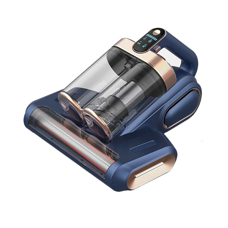 LF-LP018 Blue Cordless Mite Vacuum Cleaner with LED Display - Powerful 120W Cleaning