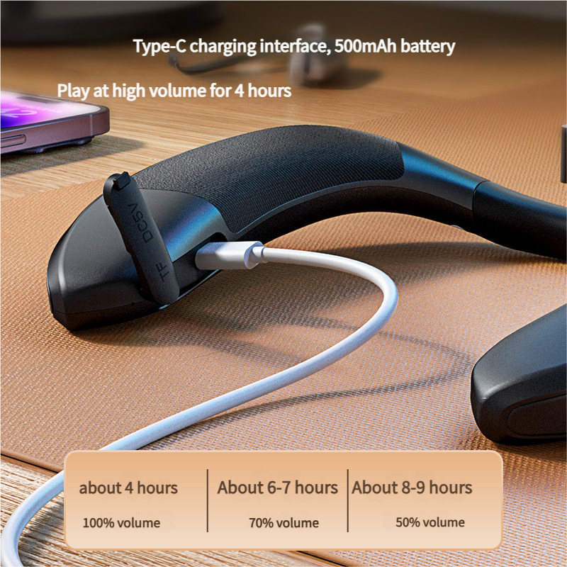 Stylish Neckband Wireless Bluetooth Speaker - Unleash Your Audio Freedom