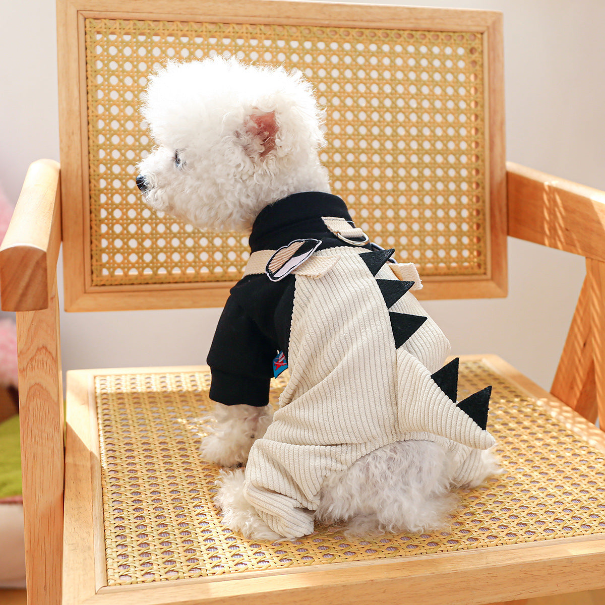 XS Cute Little Backless Trousers Cute Four-Legged Dog Clothes - Spring/Summer Pet Outfit, Soft & Breathable