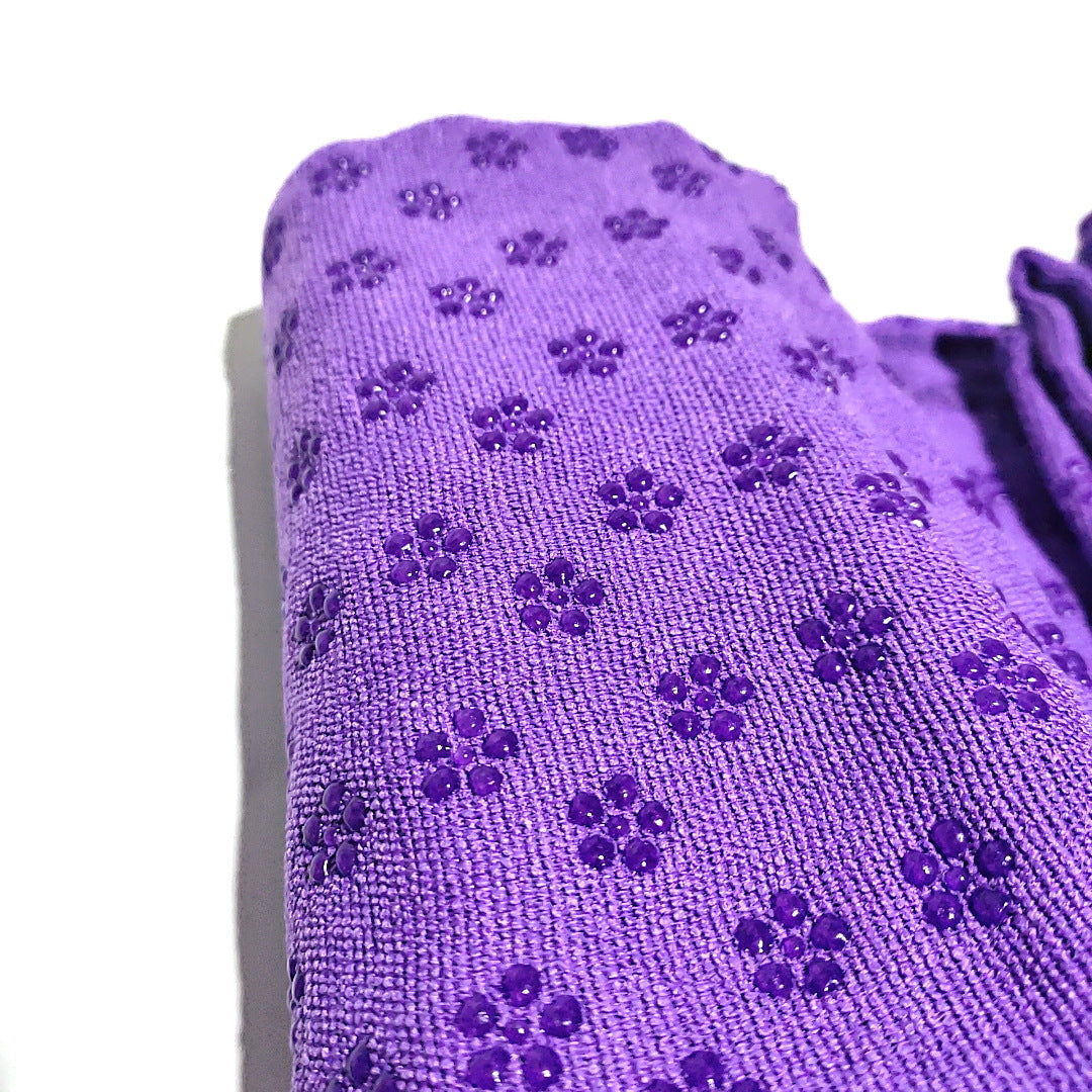 Pink Plum Blossom Yoga Towel Mat - Absorbent, Thick, Non-Slip, Portable Fitness Blanket for Home Use 183*63CM