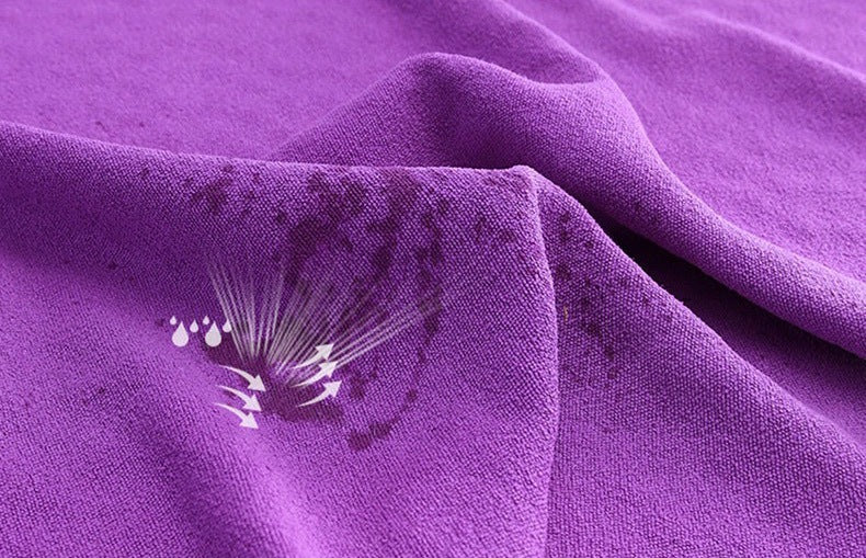 Pink Plum Blossom Yoga Towel Mat - Absorbent, Thick, Non-Slip, Portable Fitness Blanket for Home Use 183*63CM