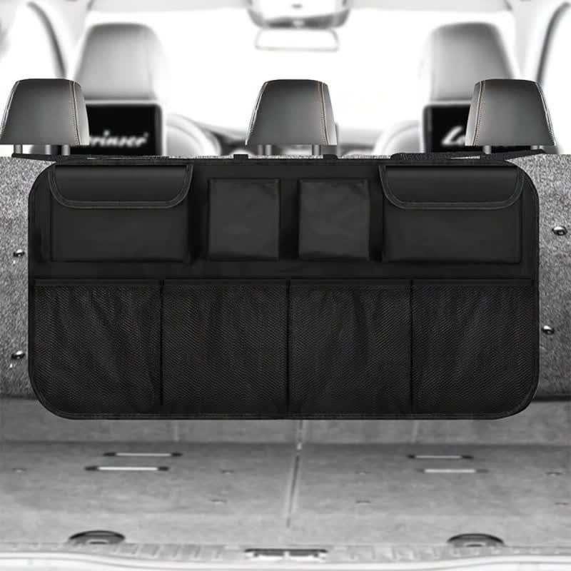 Multifunctional Car Backseat Organizer, Hanging Storage Bag with Multiple Pockets for Car Essentials ??88x46cm