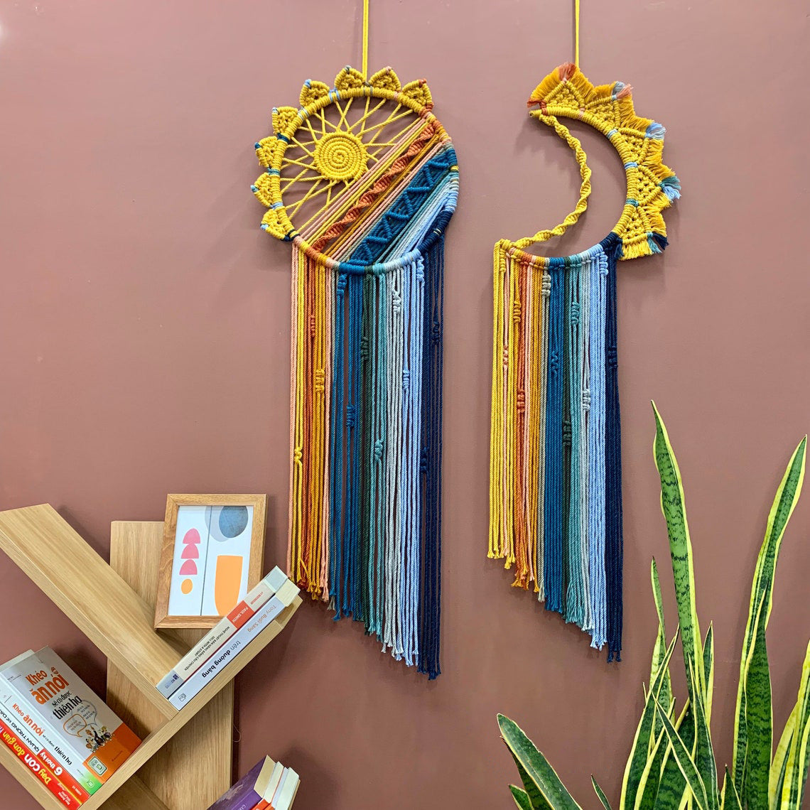Colorful Tassel Dream Catcher - Bohemian Style Wall Decor (Star)