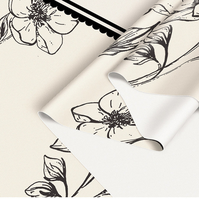 Style C Brown And Beige Premium PVC Tablecloth - Oil & Water Resistant Table Cover for Dining Tables (120 x 180 cm)