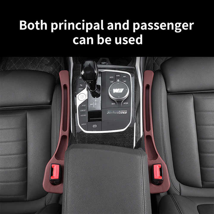 Black Car Seat Gap Filler ??2 Pieces Car Interior Storage Organizer for Front Seat Seam