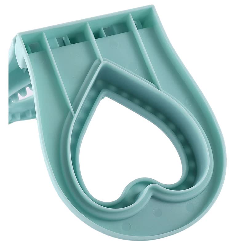 3 Pcs Blue Heart Sandwich Maker Sealer - DIY Toast Pocket Bread Cutter & Sealer Mold (PP + 304 Stainless Steel)