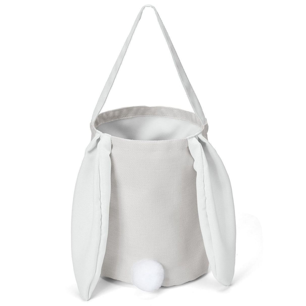 White Adorable Easter Bunny Ear Tote Bag - Stylish Rabbit-Themed Candy Bag