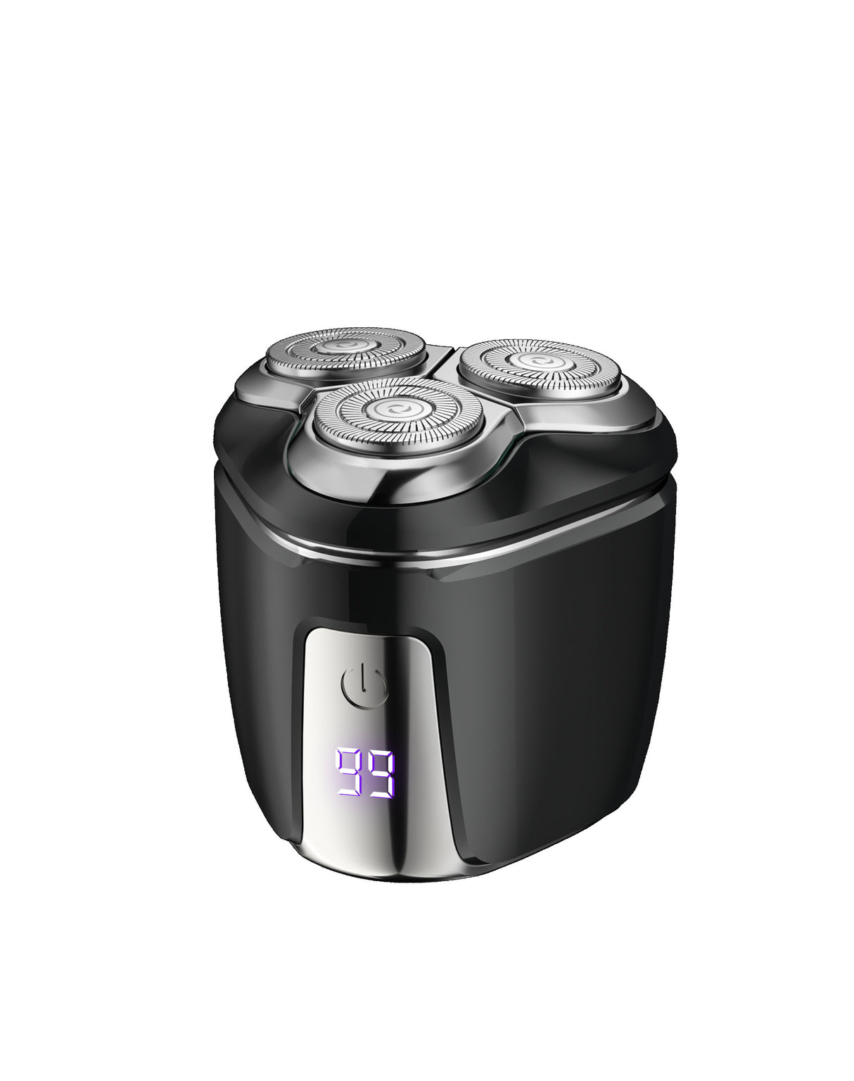Black Mini Electric Shaver for Men - Portable & Rechargeable Razor for Travel